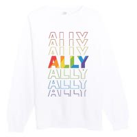 Queer Joy Is Resistance Lgbt Lgbtq Pride Month Premium Crewneck Sweatshirt