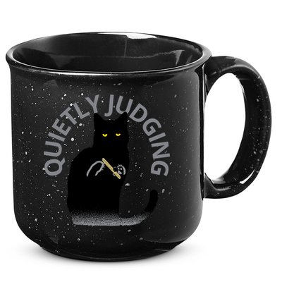 QUIETLY JUDGING LIMITED EDITION 15oz Campfire Ceramic Mug