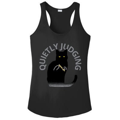 QUIETLY JUDGING LIMITED EDITION Ladies PosiCharge Competitor Racerback Tank