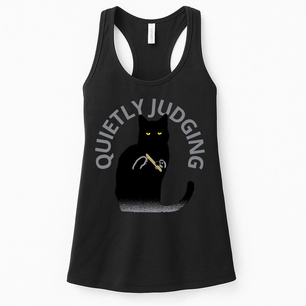 QUIETLY JUDGING LIMITED EDITION Womens Tank Top