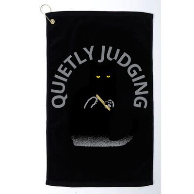 QUIETLY JUDGING LIMITED EDITION Golf Towel