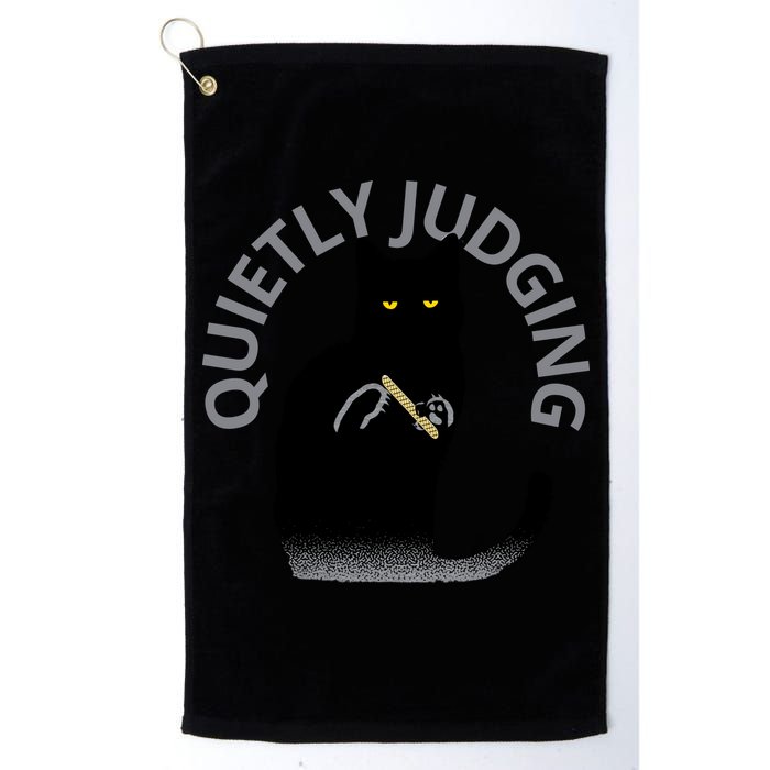 QUIETLY JUDGING LIMITED EDITION Golf Towel
