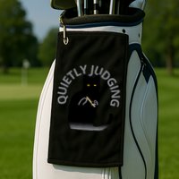 QUIETLY JUDGING LIMITED EDITION Golf Towel