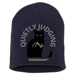 QUIETLY JUDGING LIMITED EDITION Short Acrylic Beanie