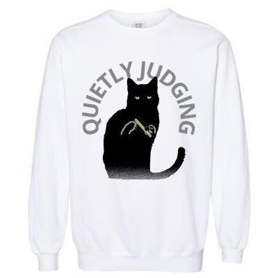 QUIETLY JUDGING LIMITED EDITION Garment-Dyed Sweatshirt