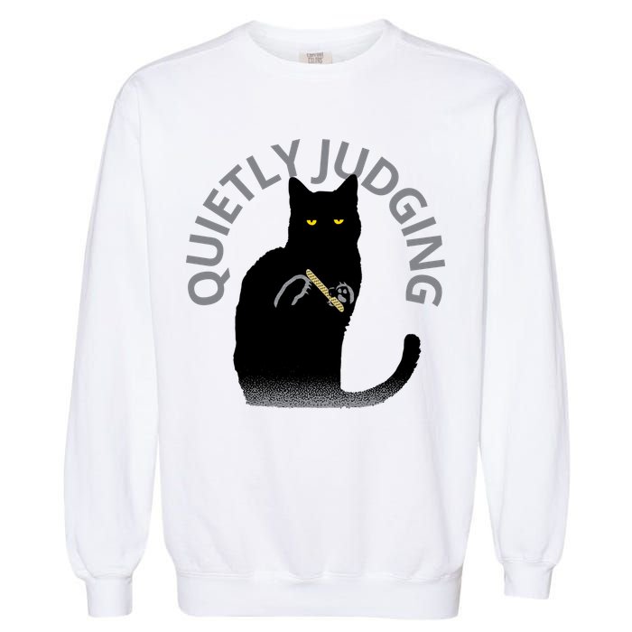 QUIETLY JUDGING LIMITED EDITION Garment-Dyed Sweatshirt