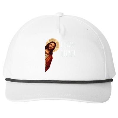 Quote Jesus Meme I Saw That Christian Snapback Five-Panel Rope Hat