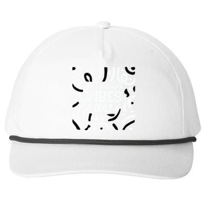 Quote Junenth Vibes Only Cool Gift Snapback Five-Panel Rope Hat