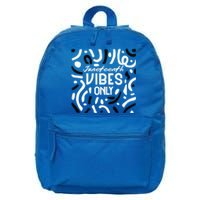 Quote Junenth Vibes Only Cool Gift 16 in Basic Backpack