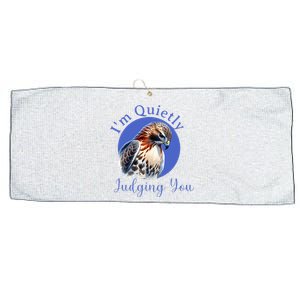 Quietly Judging You Large Microfiber Waffle Golf Towel