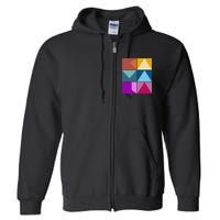 Quilted Kamala Harris For President Election Full Zip Hoodie