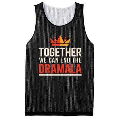 Quote Kamala Harris 24 Together We Can End The Dramala Mesh Reversible Basketball Jersey Tank