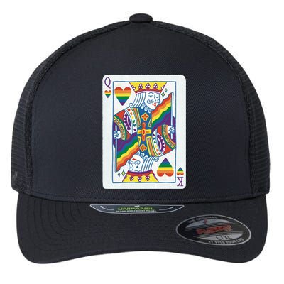 Queer King Queen Flexfit Unipanel Trucker Cap