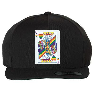 Queer King Queen Wool Snapback Cap