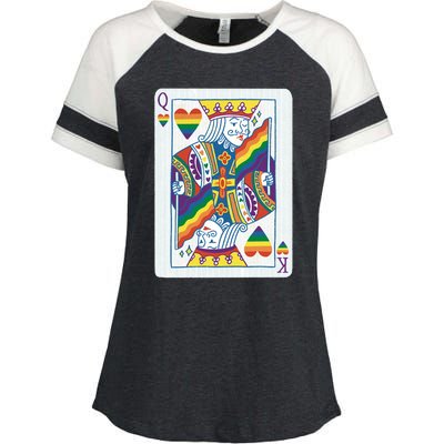 Queer King Queen Enza Ladies Jersey Colorblock Tee