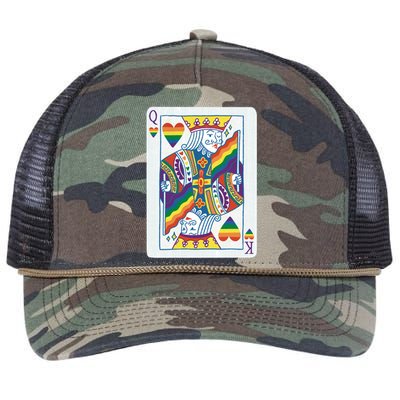 Queer King Queen Retro Rope Trucker Hat Cap