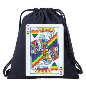 Queer King Queen Drawstring Bag