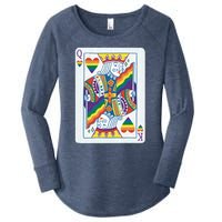 Queer King Queen Women's Perfect Tri Tunic Long Sleeve Shirt