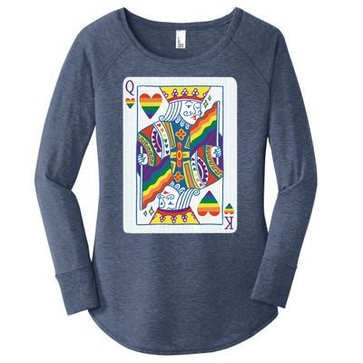 Queer King Queen Women's Perfect Tri Tunic Long Sleeve Shirt