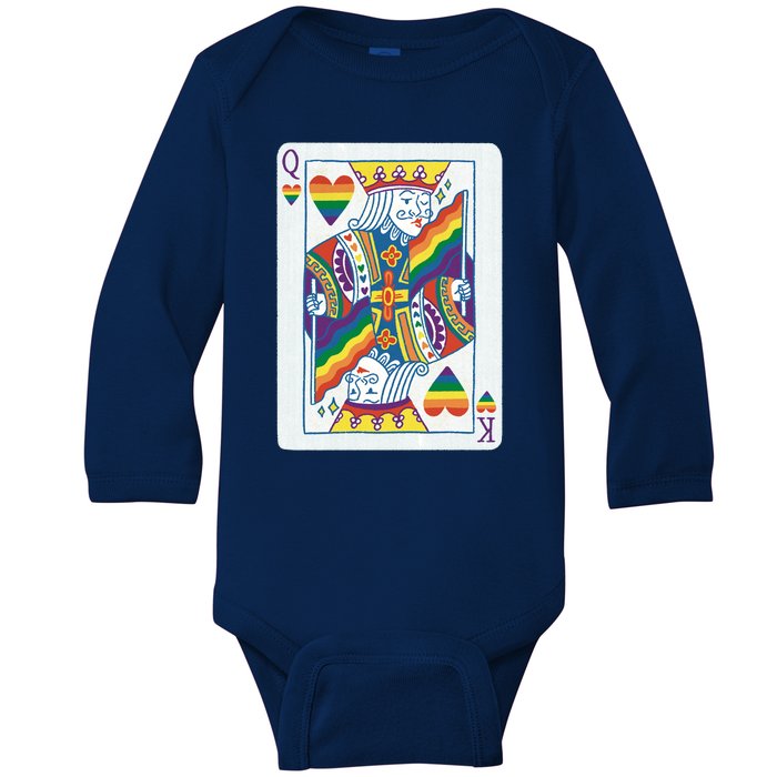 Queer King Queen Baby Long Sleeve Bodysuit