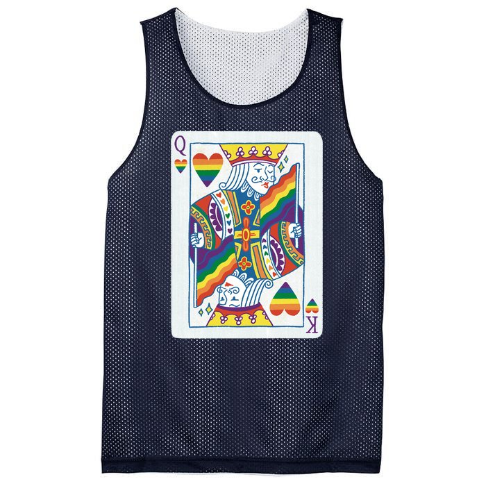 Queer King Queen Mesh Reversible Basketball Jersey Tank