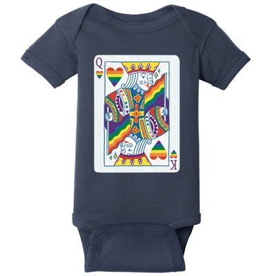 Queer King Queen Baby Bodysuit