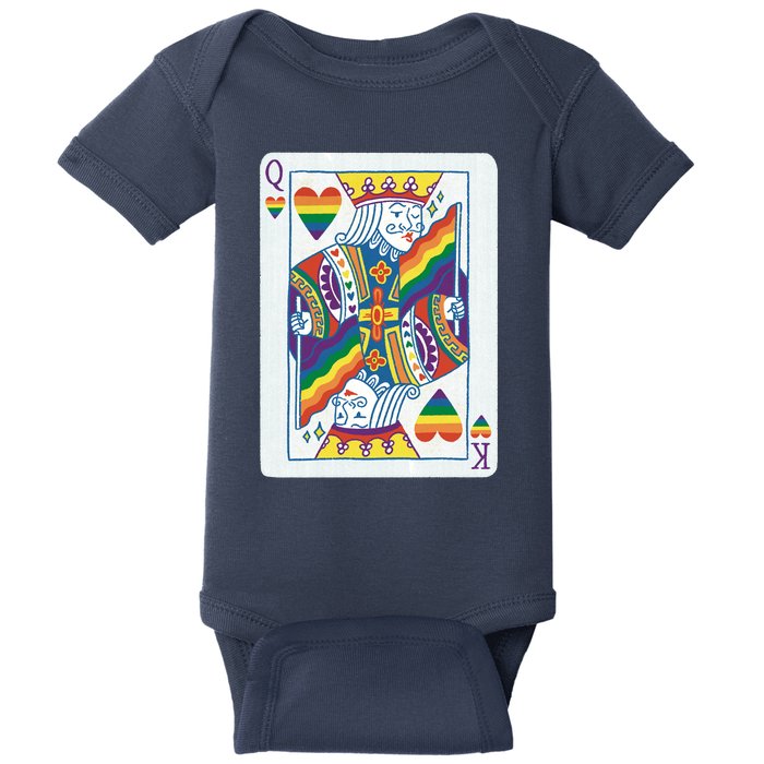 Queer King Queen Baby Bodysuit