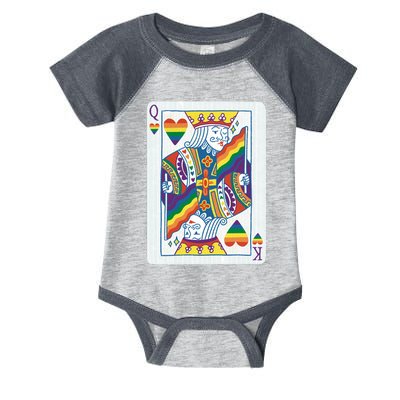 Queer King Queen Infant Baby Jersey Bodysuit