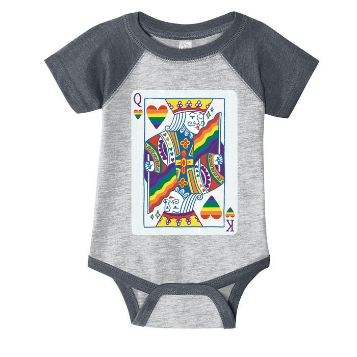 Queer King Queen Infant Baby Jersey Bodysuit