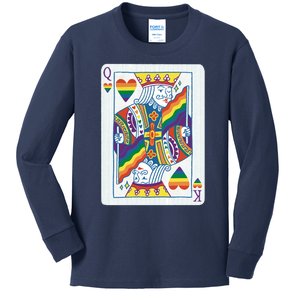 Queer King Queen Kids Long Sleeve Shirt