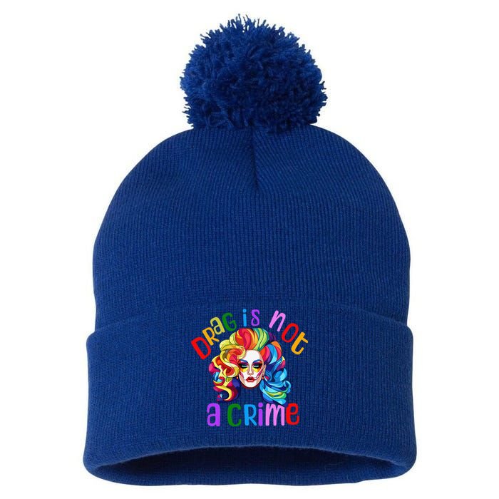 Queen LGBTQ Drag Is Not A Crime Fabulous Pom Pom 12in Knit Beanie