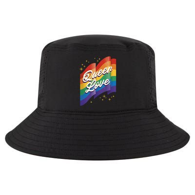 Queen Love LGBTQ Flag Cool Comfort Performance Bucket Hat