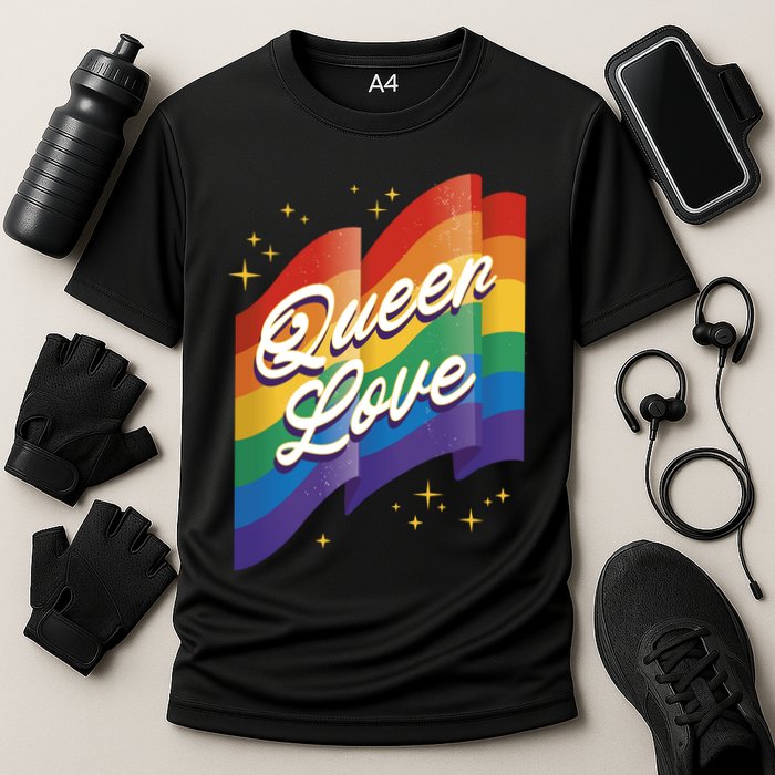 Queen Love LGBTQ Flag Performance Shirt