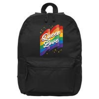Queen Love LGBTQ Flag 16 in Basic Backpack