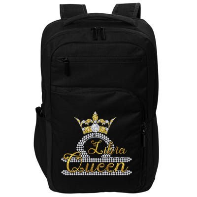 Queen Libra Zodiac Funny Gift Impact Tech Backpack