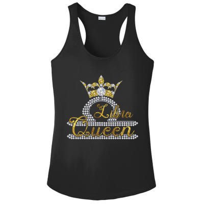 Queen Libra Zodiac Funny Gift Ladies PosiCharge Competitor Racerback Tank