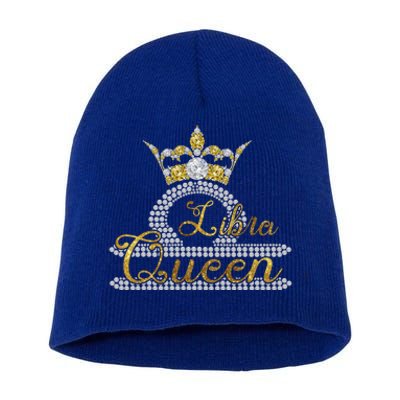 Queen Libra Zodiac Funny Gift Short Acrylic Beanie