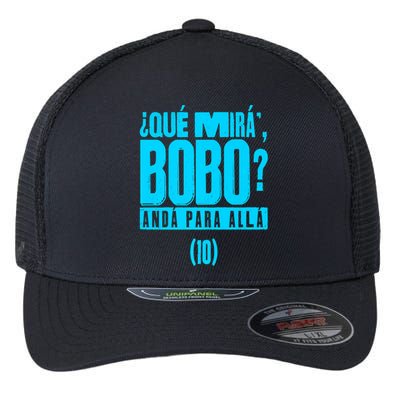 Que Mira´Bobo Argentina 10 Funny Meme Flexfit Unipanel Trucker Cap