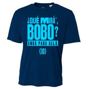 Que Mira´Bobo Argentina 10 Funny Meme Cooling Performance Crew T-Shirt