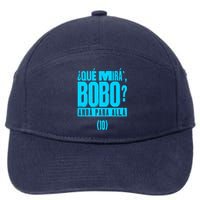 Que Mira´Bobo Argentina 10 Funny Meme 7-Panel Snapback Hat