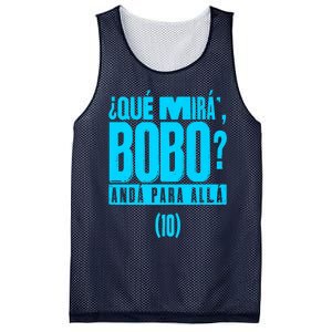 Que Mira´Bobo Argentina 10 Funny Meme Mesh Reversible Basketball Jersey Tank