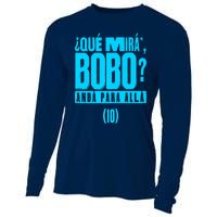 Que Mira´Bobo Argentina 10 Funny Meme Cooling Performance Long Sleeve Crew