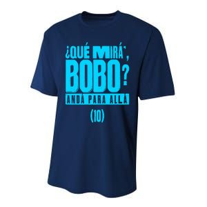 Que Mira´Bobo Argentina 10 Funny Meme Performance Sprint T-Shirt