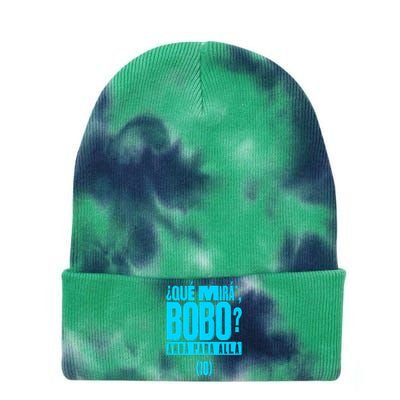 Que Mira´Bobo Argentina 10 Funny Meme Tie Dye 12in Knit Beanie