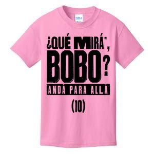 Que Mira´Bobo Argentina 10 Kids T-Shirt