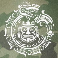 Quetzalcoatl Maya Aztec Ancient Symbol Legacy Tie Dye Trucker Hat