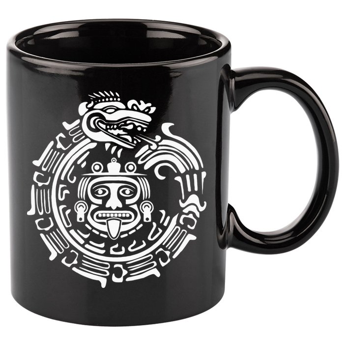 Quetzalcoatl Maya Aztec Ancient Symbol 11oz C Handle Ceramic Mug