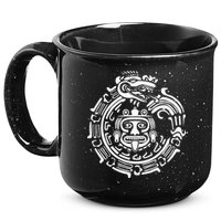 Quetzalcoatl Maya Aztec Ancient Symbol 15oz Campfire Ceramic Mug