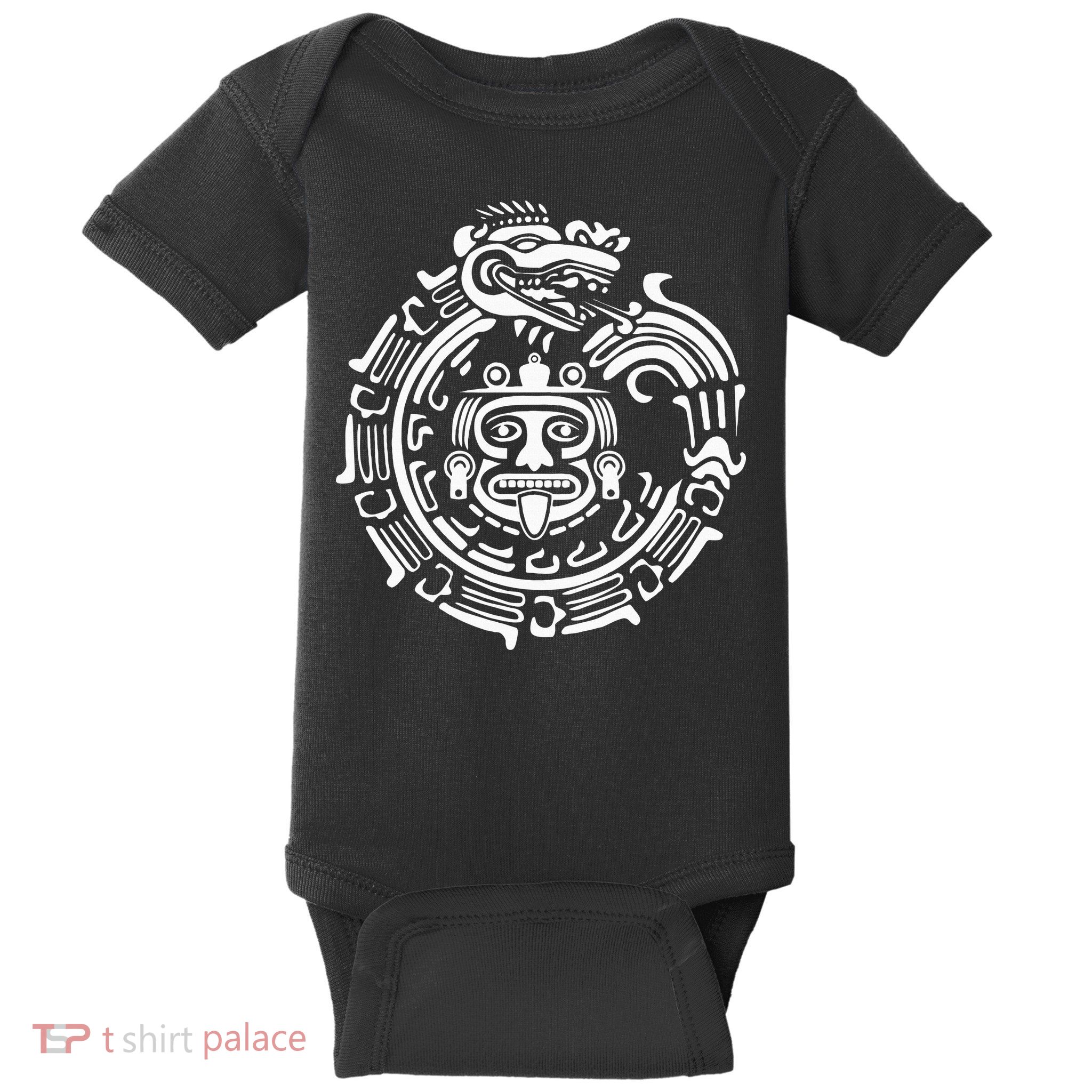 Quetzalcoatl Maya Aztec Ancient Symbol Baby Bodysuit