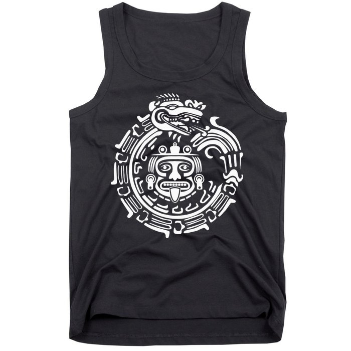 Quetzalcoatl Maya Aztec Ancient Symbol Tank Top